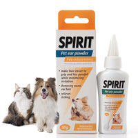New Pet Ear Cleaner Pet Ear Excess Hair Removing Powder Healthy Care Anti-mite Anti-ticks Cleaning Supplies Dog Products