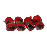 4pcs Antiskid Puppy Shoes Pet Protection Soft-soled Pet Dog Shoes Waterproof  Prewalkers Soft Pet Products Supplies Pet Paw Care
