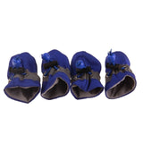 4pcs Antiskid Puppy Shoes Pet Protection Soft-soled Pet Dog Shoes Waterproof  Prewalkers Soft Pet Products Supplies Pet Paw Care