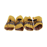 4pcs Antiskid Puppy Shoes Pet Protection Soft-soled Pet Dog Shoes Waterproof  Prewalkers Soft Pet Products Supplies Pet Paw Care