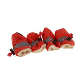 4pcs Antiskid Puppy Shoes Pet Protection Soft-soled Pet Dog Shoes Waterproof  Prewalkers Soft Pet Products Supplies Pet Paw Care