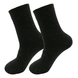 Men&#39;s Winter Thick Warm Wool Socks Australian Merino Wool Diamond Lattice Breathable Business Casual Cashmere Long Socks 2 Pair