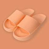Women Thick Platform Slippers Summer Beach Eva Soft Sole Slide Sandals Leisure Men Ladies Indoor Bathroom Anti-slip Shoes